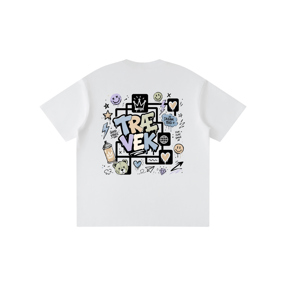 Neutral Graffiti Tee